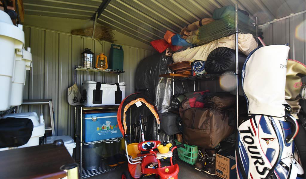 物置の屋内収納