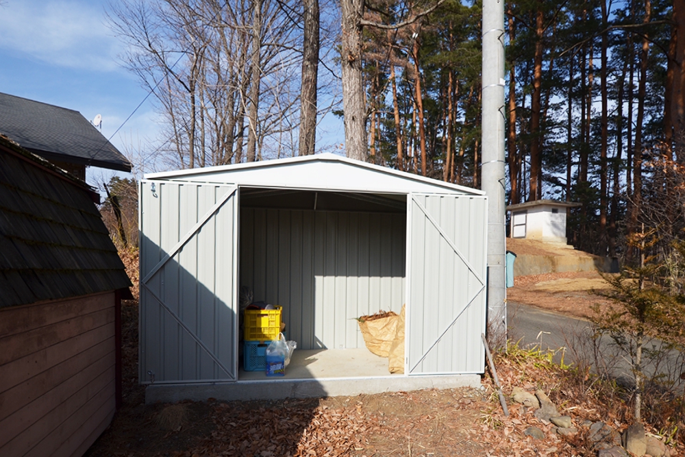 物置小屋の収納