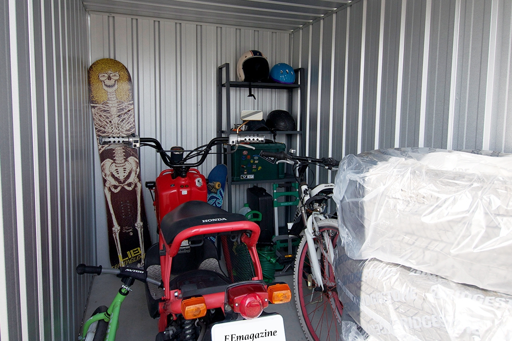 物置小屋の収納